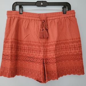 Eyelet Boho Shorts